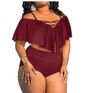 NEW 2 PIECE. BATHING SUIT SWIM WEAR PLUS SIZE 18W